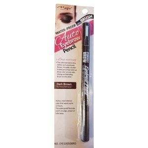 Dark Brown Magic Perfect Waterproof Eyebrow Auto Pencil with Brush